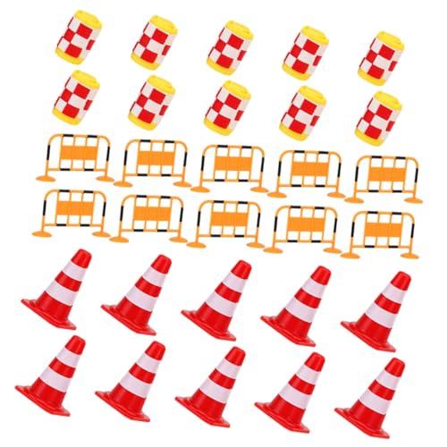 YARNOW 30 Stück Verkehrszeichen Teiliges mit Roten Kegeln Orangefarbenen Barrieren und Gelben Pylonen für Lehrreiche Verkehrserziehung und Simulation von Verkehrsregeln YARNOW 30 Stück Verkehrszeichen Teiliges mit Roten Kegeln Orangefarbenen Barrieren und Gelben Pylonen für Lehrreiche Verkehrserziehung und Simulation von Verkehrsregeln von YARNOW