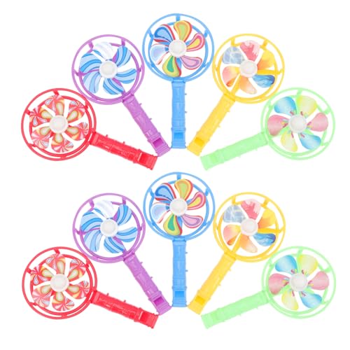 YARNOW 30 Stück Windmühlenspielzeug Kinderpfeife Spielzeugpfeifen Windmühle Windmühlenpfeife Pfeifen Kinderspielzeug Pfeifen Für Plastik Zufällige Farbe von YARNOW