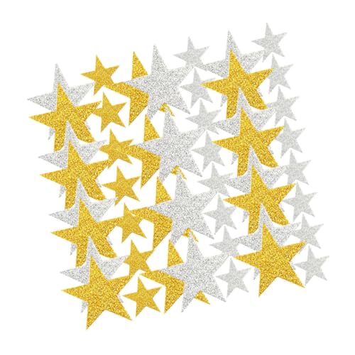 YARNOW 300 Stück Glitzer Aufkleber Selbstklebende Deko Sticker für Bastelarbeiten Partys und Kreative Projekte für Wände Karten und Schulbedarf YARNOW 300 Stück Glitzer Aufkleber Selbstklebende Deko Sticker für Bastelarbeiten Partys und Kreative Projekte für Wände Karten und Schulbedarf von YARNOW