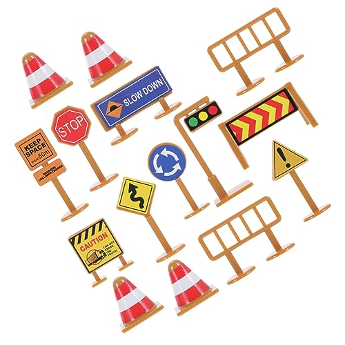 YARNOW 30Stücke Teiliges Mini Verkehrszeichen für Lernspielzeug für Verkehrssicherheit Mini Straßenschilder und Zubehör für Rollenspiele und Kreative Aktivitäten YARNOW 30Stücke Teiliges Mini Verkehrszeichen für Lernspielzeug für Verkehrssicherheit Mini Straßenschilder und Zubehör für Rollenspiele und Kreative Aktivitäten von YARNOW