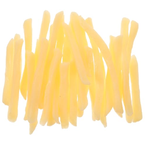 YARNOW 30Stücke Teiliges Simulierte Modellspielzeug Für Partydekoration Realistische Künstliche Frites Lebensechte Deko Für Restaurants Und Bäckereien von YARNOW