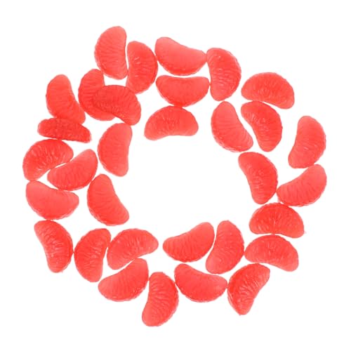 YARNOW 32Stücke Orangenscheiben Charm Niedliche Deko Für Handyhüllen DIY Bastelzubehör Und Haaraccessoires Realistische Simulation Für Kreative Projekte von YARNOW