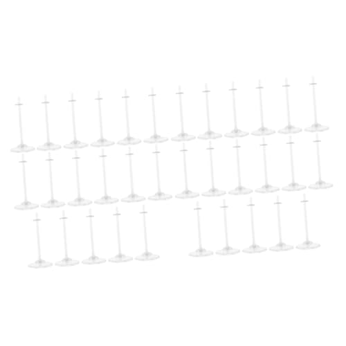 YARNOW 34 Stck Teiliges Transparentes Puppenständer aus Robustem Kunststoff Stabiler Doll Display Halter für Verschiedene Puppengrößen Leicht und Tragbar für Sammelfiguren und YARNOW 34 Stck Teiliges Transparentes Puppenständer aus Robustem Kunststoff Stabiler Doll Display Halter für Verschiedene Puppengrößen Leicht und Tragbar für Sammelfiguren und von YARNOW