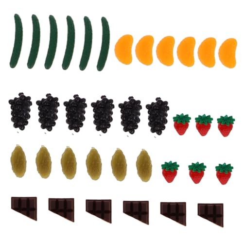 YARNOW 35Stücke Teiliges Lebensmittelset für Puppenhäuser Realistische Snacks für Kreatives und Rollenspiele Mini Wafer und Früchte YARNOW 35Stücke Teiliges Lebensmittelset für Puppenhäuser Realistische Snacks für Kreatives und Rollenspiele Mini Wafer und Früchte von YARNOW