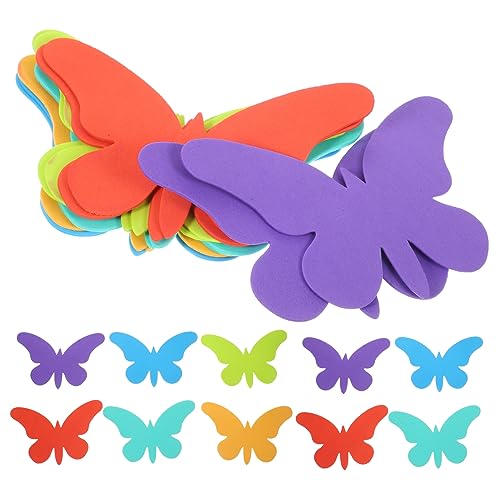 YARNOW 36 Stück DIY Schmetterlinge Eva Schmetterlingsdekorationen für Kindergarten Bastelprojekte Schmetterlings Ausschnitte für Kreative Wandgestaltung YARNOW 36 Stück DIY Schmetterlinge Eva Schmetterlingsdekorationen für Kindergarten Bastelprojekte Schmetterlings Ausschnitte für Kreative Wandgestaltung von YARNOW