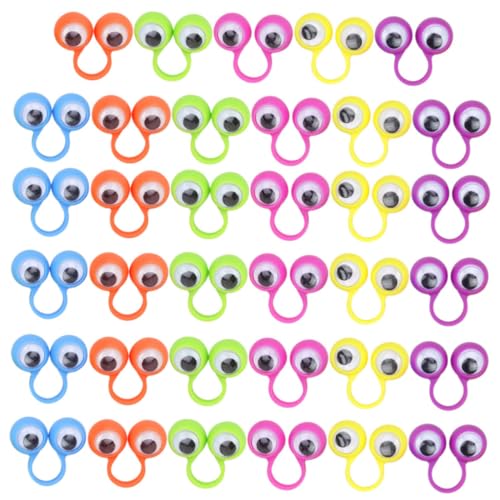 YARNOW 36Stücke Augen Fingerpuppen Ringe Teiliges für Lustige Fingerpuppen mit Beweglichen Augen Zufälligen Farben für Geburtstage und Feiertage YARNOW 36Stücke Augen Fingerpuppen Ringe Teiliges für Lustige Fingerpuppen mit Beweglichen Augen Zufälligen Farben für Geburtstage und Feiertage von YARNOW