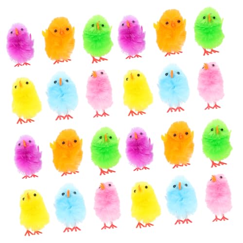YARNOW 36Stücke Ostern Dekoration Hühnerfiguren Hühnerornamente Für Festliche Anlässe Partydeko Und Kreative Gestaltung von YARNOW