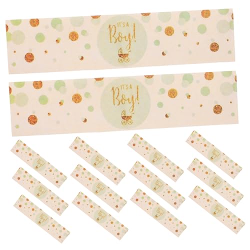 YARNOW 36stücke It's a Boy Wasserflaschen Aufkleber Für Kindergeburtstagsfeiern Party Deko Sticker Für Getränke Saft Und Mehr Für Feierliche Anlässe von YARNOW