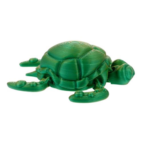 YARNOW 3D -Druckschildkrötenmodell Dekorationen Meeresschildkröten-Statue klein Schildkrötenstatuen für den Garten Plastik Green YARNOW 3D -Druckschildkrötenmodell Dekorationen Meeresschildkröten-Statue klein Schildkrötenstatuen für den Garten Plastik Green von YARNOW