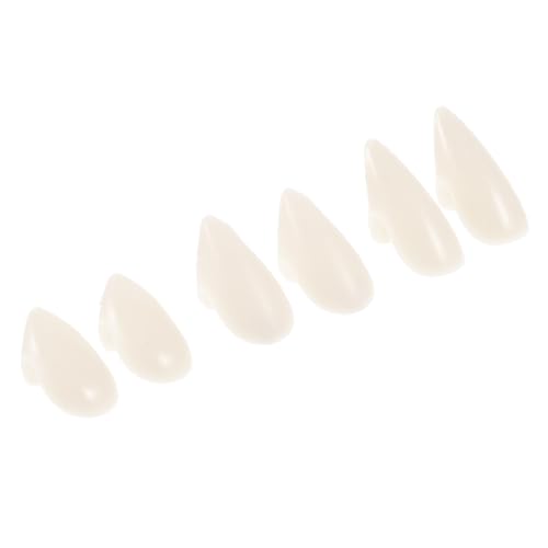 YARNOW 3Paare Vampirzähne Kostümzubehör Realistische Reißzähne Für Cosplay Halloween Partys Ohne Kleber Für Unisex Halloween Dekoration von YARNOW