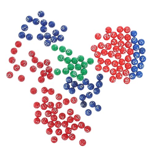 YARNOW 3Packungen Lotteriekugeln für Verlosungen Farbige Bälle mit Nummern für Partyspiele Tombola und Bingo Kompakt und Leicht Requisiten für Veranstaltungen YARNOW 3Packungen Lotteriekugeln für Verlosungen Farbige Bälle mit Nummern für Partyspiele Tombola und Bingo Kompakt und Leicht Requisiten für Veranstaltungen von YARNOW