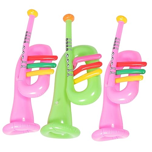 YARNOW 3Stücke Aufblasbare Musikinstrumente Kreative Trompeten für für Partys Musikveranstaltungen und Festlichkeiten Farben Zufällig YARNOW 3Stücke Aufblasbare Musikinstrumente Kreative Trompeten für für Partys Musikveranstaltungen und Festlichkeiten Farben Zufällig von YARNOW