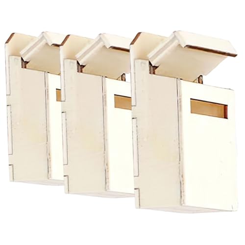 YARNOW 3Stücke Briefkasten aus Holz Teiliges Puppenhaus Zubehör für Kreative Gartendekoration und DIY Projekte Realistisches Design für Miniaturwelten für Sammler YARNOW 3Stücke Briefkasten aus Holz Teiliges Puppenhaus Zubehör für Kreative Gartendekoration und DIY Projekte Realistisches Design für Miniaturwelten für Sammler von YARNOW