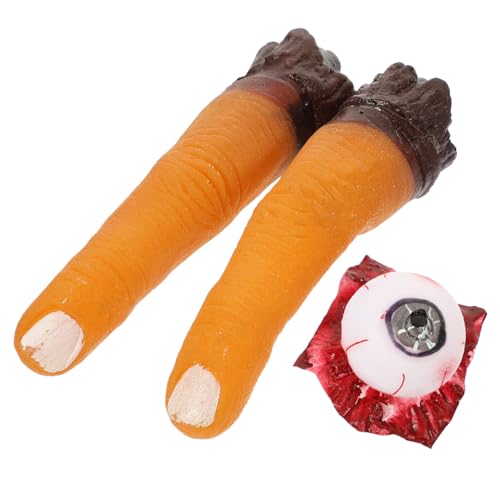YARNOW 3Stücke Gruselige Nachbildung Menschlicher Kurzer und Finger für Schaurige Partys und Dekorationen Gruselhäusern YARNOW 3Stücke Gruselige Nachbildung Menschlicher Kurzer und Finger für Schaurige Partys und Dekorationen Gruselhäusern von YARNOW