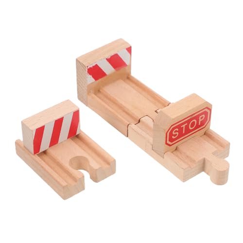 YARNOW 3Stücke Holz Gleise Für Modelleisenbahn Zubehör Ersatzerweiterungszug Gleise Für Kreative Zugszenen Mit Stop Funktion Für Sammler Stabil Und Langlebig YARNOW 3Stücke Holz Gleise Für Modelleisenbahn Zubehör Ersatzerweiterungszug Gleise Für Kreative Zugszenen Mit Stop Funktion Für Sammler Stabil Und Langlebig von YARNOW