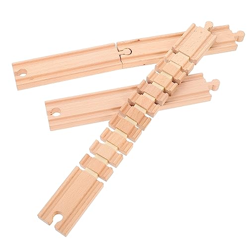 YARNOW 3Stücke Holzeisenbahn Teiliges Modular für Einfach zu Montieren Langlebiges Holz Fördert Kreatives und Intelligenzentwicklung für Kleine Zugliebhaber YARNOW 3Stücke Holzeisenbahn Teiliges Modular für Einfach zu Montieren Langlebiges Holz Fördert Kreatives und Intelligenzentwicklung für Kleine Zugliebhaber von YARNOW