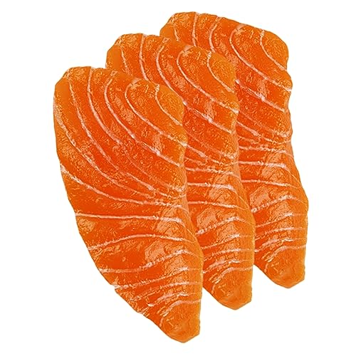 YARNOW 3Stücke Künstliche Scheiben Realistische Simulation Von Fisch Fleisch Modellen Für Essen Und Deko Sushi Style Kreative Anlässe YARNOW 3Stücke Künstliche Scheiben Realistische Simulation Von Fisch Fleisch Modellen Für Essen Und Deko Sushi Style Kreative Anlässe von YARNOW