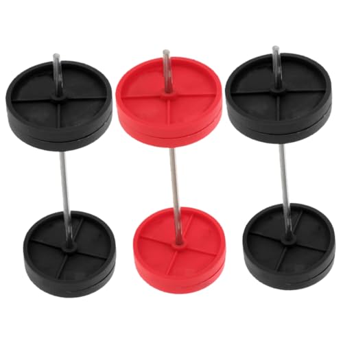 YARNOW 3Stücke Mini Langhantel Modelle Schwarze und Rote Fitness Dekoration für Puppenhäuser für Miniaturausstellungen Sportgeräte Ornamente YARNOW 3Stücke Mini Langhantel Modelle Schwarze und Rote Fitness Dekoration für Puppenhäuser für Miniaturausstellungen Sportgeräte Ornamente von YARNOW