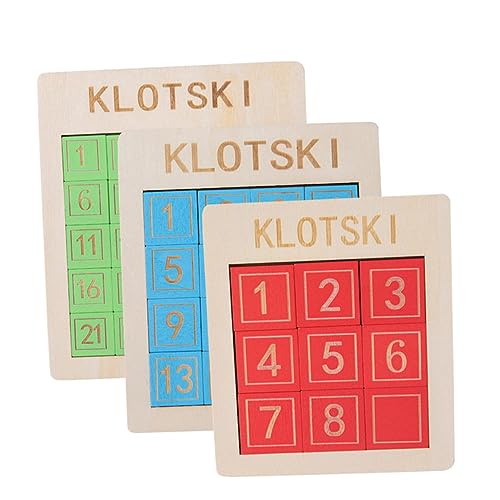 YARNOW 3Stücke Pädagogisches Schiebezahl Puzzle für Teiliges Holzspielzeug Gehirnentwicklung für Kleinkinder Teile Sicheres Design ohne Scharfe Kanten YARNOW 3Stücke Pädagogisches Schiebezahl Puzzle für Teiliges Holzspielzeug Gehirnentwicklung für Kleinkinder Teile Sicheres Design ohne Scharfe Kanten von YARNOW