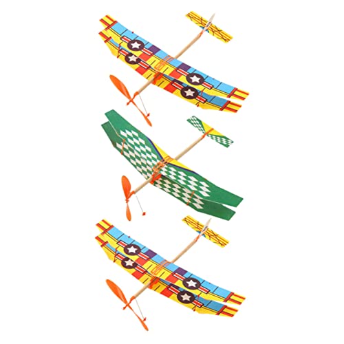 YARNOW Gummibandflugzeuge 3 Stücke Tragbare Spielzeug für Kinder Spaßige Segelflugzeugmodelle zur Eltern Kind Beziehung YARNOW Gummibandflugzeuge 3 Stücke Tragbare Spielzeug für Kinder Spaßige Segelflugzeugmodelle zur Eltern Kind Beziehung von YARNOW