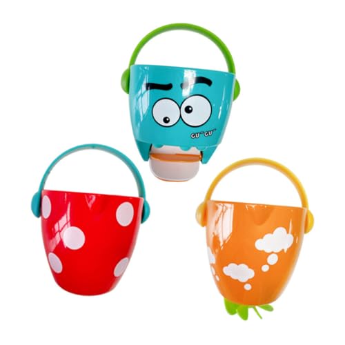 YARNOW 3Stücke Teiliges Mini Wasser Eimer Cartoon Badespielzeug für Sicheres und Kreatives Sprinklerspielzeug für Badewanne Fördert Hand Augen Koordination für Jungen YARNOW 3Stücke Teiliges Mini Wasser Eimer Cartoon Badespielzeug für Sicheres und Kreatives Sprinklerspielzeug für Badewanne Fördert Hand Augen Koordination für Jungen von YARNOW