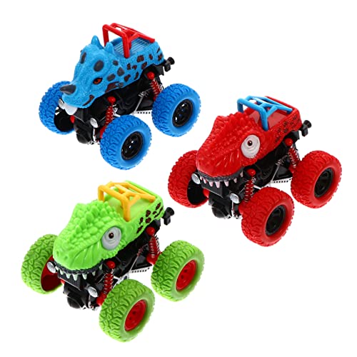YARNOW 3Stücke Teiliges Trägheitsgetriebene Offroad Autos für Spaßige und Lehrreiche Spielzeuge ohne Batterien für Kreatives und Entdeckung von YARNOW