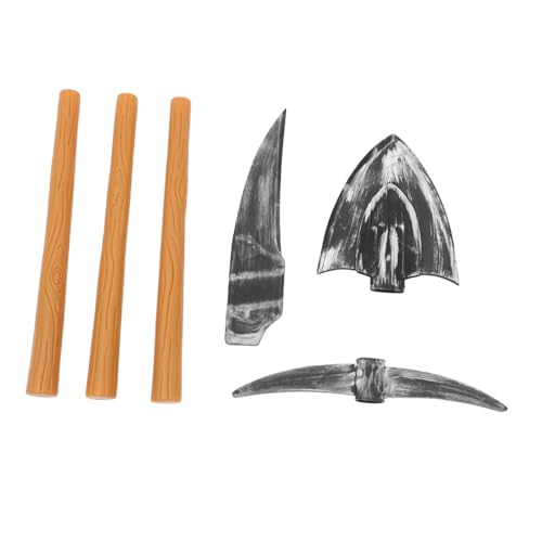 YARNOW 3Stücke Teiliges Zwergenkostüm Set mit Requisiten für Halloween und Karneval Spitzhacke für Bühnenauftritte und Rollenspiele von YARNOW