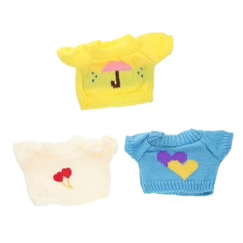 YARNOW 3pcs Mini Stoffed Animal Costume Bären Puppenkleidung Süße Puppen -Outfit -puppenkleidungskleidung Zur Dekoration Austauschbarer Gefüllter Bärenkleidung von YARNOW