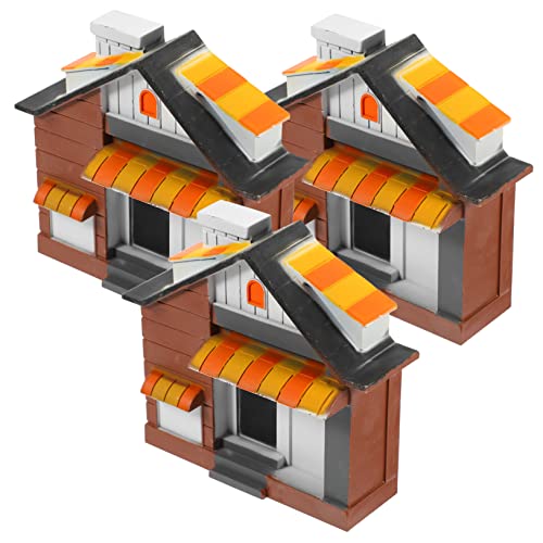 3St Zubehör für Simulationshäuser Terrarienschmuck Mini-Hausverzierung entzückende Mini-Hausdekoration Mikro-Landschaftsgartendekoration Modellieren Musterhaus schmücken Plastik von YARNOW
