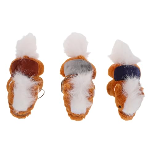 YARNOW 3stücke Pferdeplüschtiere Als Schlüsselanhänger Plüschpferdpuppe Mit Sternzeichenmotiv Stofftier Für Junge Mädchen Taschenanhänger Mit Pferdedesign Partygeschenk Zur von YARNOW