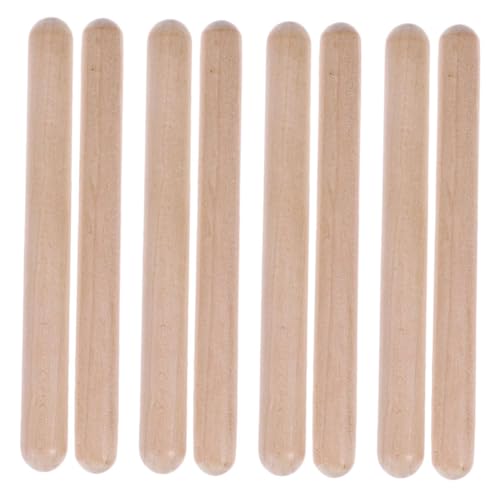 YARNOW 4 Paare Musikalische Rhythmusstöcke für Früherziehung Percussion zur Musikalischer Fähigkeiten und Rhythmusverständnis YARNOW 4 Paare Musikalische Rhythmusstöcke für Früherziehung Percussion zur Musikalischer Fähigkeiten und Rhythmusverständnis von YARNOW