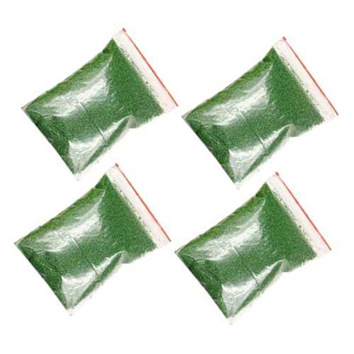 YARNOW 4 Packungen Bonsai -Materialien Miniatur-Basismaterial Modell Graspulver modellbahn Tisch Miniaturgartenbauten Miniatur-Basisgelände Modellgras Diorama-Bausatz Schwammfeines Grün von YARNOW