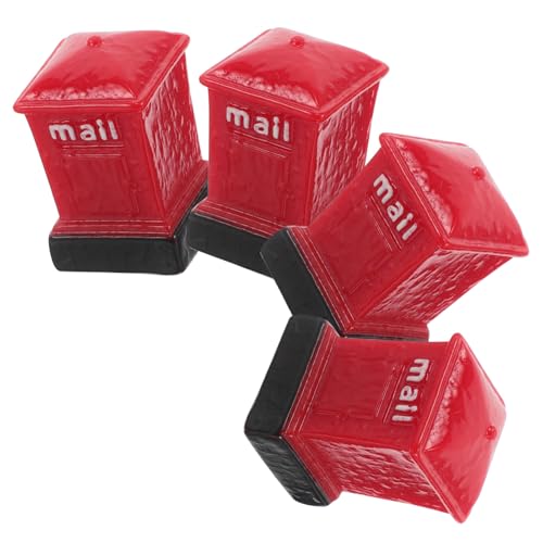YARNOW 4 Pcs Miniatur -Mailbox -Modell Für Büroschreiber Kreatives Harz Winziges Post -Box -Ornament Für Mini Garden Dollhouse Zubehör Eindeutig Mini -Mailbox YARNOW 4 Pcs Miniatur -Mailbox -Modell Für Büroschreiber Kreatives Harz Winziges Post -Box -Ornament Für Mini Garden Dollhouse Zubehör Eindeutig Mini -Mailbox von YARNOW