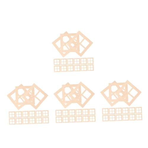 YARNOW 4 Sätze 4 Sets Mini Möbelmodell Mini Möbel Ornamente Mini Hauszubehör Spielhausfenster Miniatur Puppenmöbel DIY Fensterrahmen Miniatur Puppenhausfenster 15 Stück * 4 YARNOW 4 Sätze 4 Sets Mini Möbelmodell Mini Möbel Ornamente Mini Hauszubehör Spielhausfenster Miniatur Puppenmöbel DIY Fensterrahmen Miniatur Puppenhausfenster 15 Stück * 4 von YARNOW