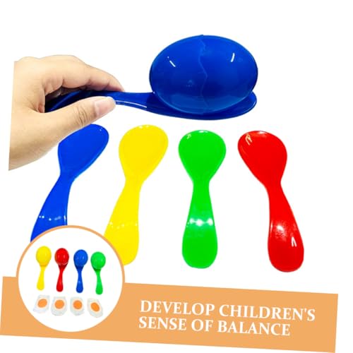 YARNOW 4 Sätze Balance Löffel Farben Intelligentes Trainingsspielzeug Koordination und Motorik für Outdoor Spiele Partyspaß und Familienaktivitäten YARNOW 4 Sätze Balance Löffel Farben Intelligentes Trainingsspielzeug Koordination und Motorik für Outdoor Spiele Partyspaß und Familienaktivitäten von YARNOW