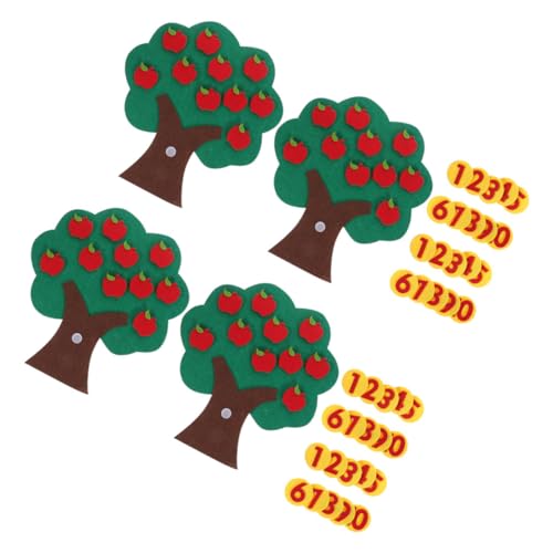 YARNOW 4sätze Filz Spielzeug Für Kindergarten Handgemachtes Lernspiel Mathematik Und Zählfähigkeiten Kreatives Spielzeug Für Vorschulalter YARNOW 4sätze Filz Spielzeug Für Kindergarten Handgemachtes Lernspiel Mathematik Und Zählfähigkeiten Kreatives Spielzeug Für Vorschulalter von YARNOW