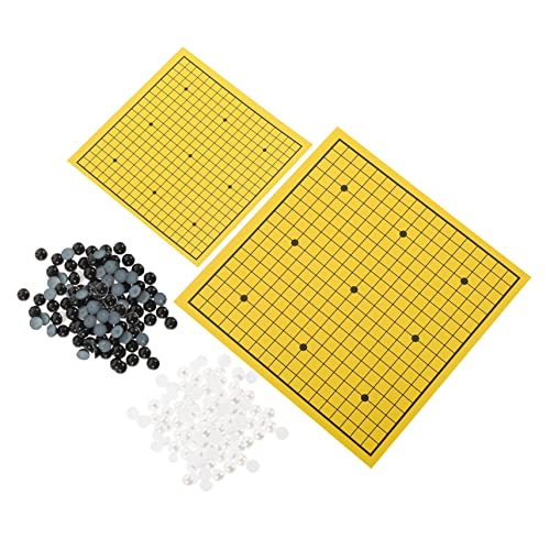 YARNOW 4 Sätze Go Model Toys DIY Mini Hausbedarf Miniatur Schachbrett Puppenhaus Möbel Dekoration Kleines Schachbrett Puppenhaus-miniaturen Mini- Papier von YARNOW