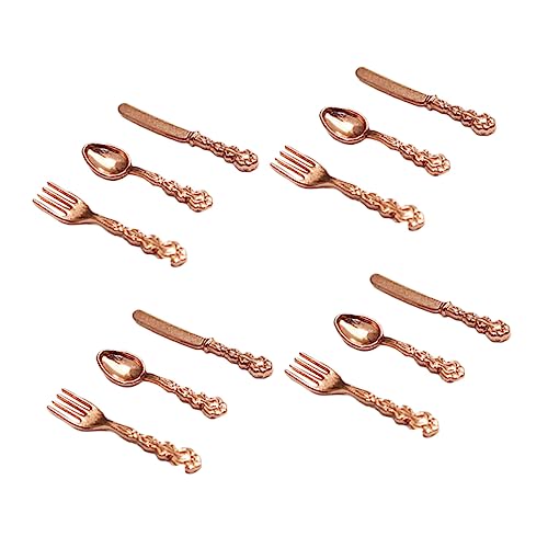 YARNOW 4 Sätze Mini-Besteck Mini-Puppenhaus-Geschirr Miniaturbesteck Mini-Geschirr-Kit Mini-Küchenutensilien Spielküchenzubehör Miniaturlöffel Mini-Geschirrdekoration Legierung Rose YARNOW 4 Sätze Mini-Besteck Mini-Puppenhaus-Geschirr Miniaturbesteck Mini-Geschirr-Kit Mini-Küchenutensilien Spielküchenzubehör Miniaturlöffel Mini-Geschirrdekoration Legierung Rose von YARNOW