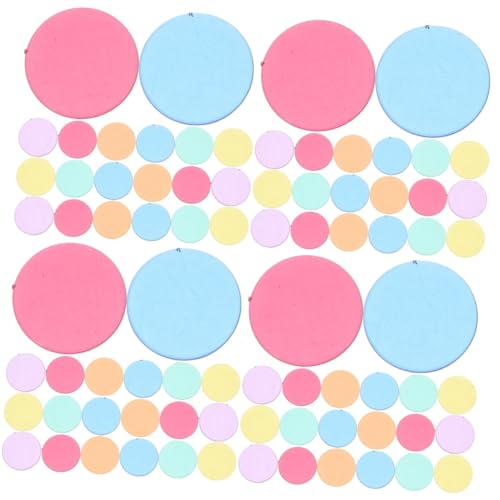 YARNOW 4 Sätze Transparente Chips Sortierchips Bingomarker Und Spielchips Kleine Spielsteine ​​Chips Für Spiele Brettspielsteine ​​Belohnungschips Gaming Partytütenfüller 100 Stück * 4 von YARNOW