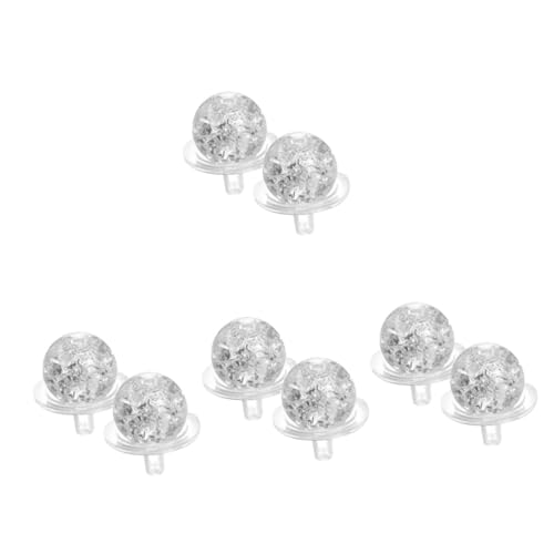 YARNOW 4 Sets Seifenblasenball Halter Set Glänzende Seifenblasen Wahrsagebälle Kugeln Mit Sockel Outdoor Ornamente Hausdekoration Brunnen Ersatz Für Elektrische Röhren von YARNOW