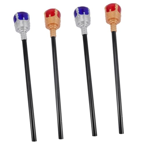 YARNOW 4 Stck. Teiliges Kinderkostüm aus Robustem Leichtes Party Accessoire für Halloween und Geburtstagsdeko Farbenfrohe Zauberstäbe für Jungen und Mädchen Tragbar und Langlebig von YARNOW