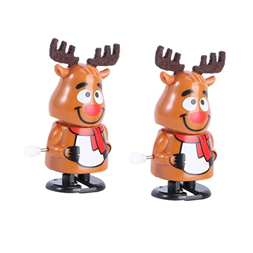 YARNOW 4 Stck. Teiliges Weihnachts Aufziehspielzeug Rentier mit Schal Lustige Mechanische Lauf und Kopfschüttel Funktion Batteriefrei Sicheres Kinderparty und Dekoration YARNOW 4 Stck. Teiliges Weihnachts Aufziehspielzeug Rentier mit Schal Lustige Mechanische Lauf und Kopfschüttel Funktion Batteriefrei Sicheres Kinderparty und Dekoration von YARNOW