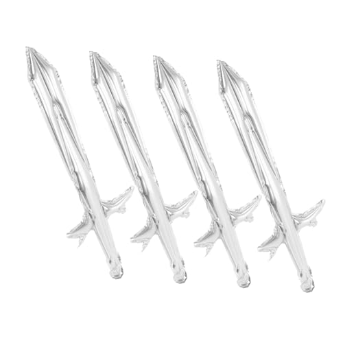 YARNOW 4 Stück Aufblasbares Forderung Party Säbel Kostüme und Requisiten aufblasbare Piratenschwerter aufblasbares Aufblasbare Schwerter für Aluminiumfolie Silber YARNOW 4 Stück Aufblasbares Forderung Party Säbel Kostüme und Requisiten aufblasbare Piratenschwerter aufblasbares Aufblasbare Schwerter für Aluminiumfolie Silber von YARNOW