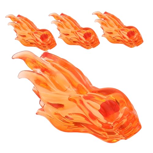 YARNOW 4 Stück Bausteine Und Figurenzubehör Actionfigurenzubehör Effekte Bauklötze Zubehör Figureneffekte Miniatur Flamme Feuerwehrmann Feuer Requisite Orange Kunststoff YARNOW 4 Stück Bausteine Und Figurenzubehör Actionfigurenzubehör Effekte Bauklötze Zubehör Figureneffekte Miniatur Flamme Feuerwehrmann Feuer Requisite Orange Kunststoff von YARNOW