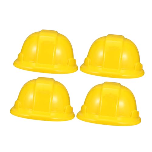 YARNOW 4 Stück Baustellenhelme Gelb Spielzeughelm für Mottopartys und Rollenspiele Leichtes Langlebiges Material für Jungen und Mädchen YARNOW 4 Stück Baustellenhelme Gelb Spielzeughelm für Mottopartys und Rollenspiele Leichtes Langlebiges Material für Jungen und Mädchen von YARNOW