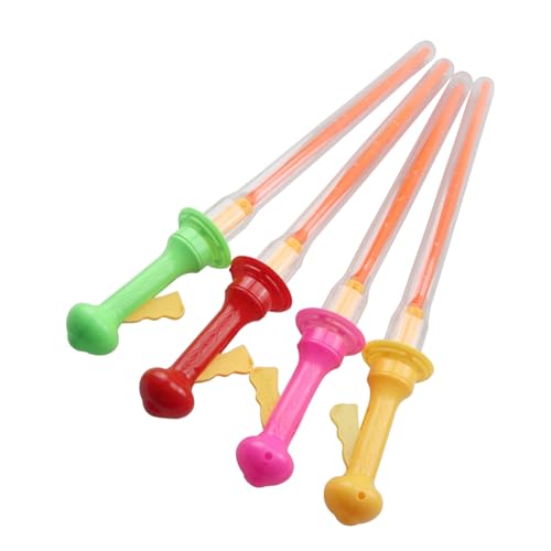 YARNOW 4 Stück Blasenschwertspielzeug Blasenmacher Sommerspielzeug im Freien Blasen Zauberstäbe Bubble Blower Blasenstöcke Bubble Wand Partygeschenk Blasenbläser Zufällige Farbe YARNOW 4 Stück Blasenschwertspielzeug Blasenmacher Sommerspielzeug im Freien Blasen Zauberstäbe Bubble Blower Blasenstöcke Bubble Wand Partygeschenk Blasenbläser Zufällige Farbe von YARNOW