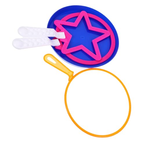 YARNOW 4 Stück Bubbles Set Teiliges Seifenblasenstab Set für Bunte Blasenspielzeuge für Unvergessliche Outdoor Partys Sicher und Langlebig Zufällige Farbe von YARNOW