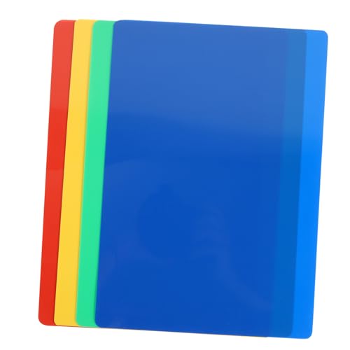 YARNOW 4 Stück Bunte Bastelunterlage für Teiliges aus Handgemachten Farbenfrohen Plastikplatten für Knete und Kreative Projekte für Jungen und Mädchen von YARNOW
