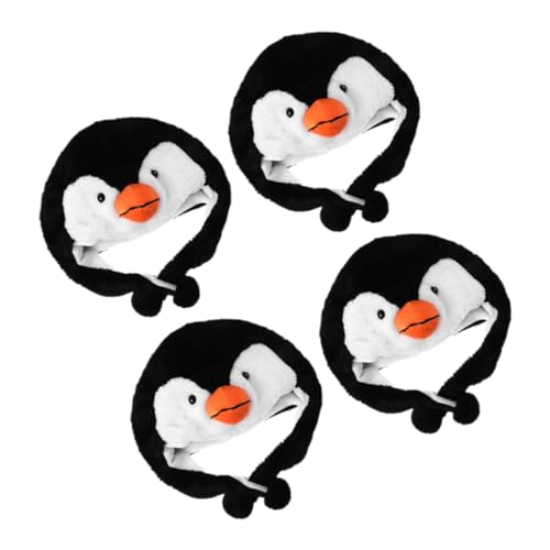YARNOW 4 Stück Cartoon Pinguin Ohrenschützer Mütze aus Leichte Hautfreundliche Kopfbedeckung für Party Karneval Cosplay und Winter Einheitsgröße für Erwachsene YARNOW 4 Stück Cartoon Pinguin Ohrenschützer Mütze aus Leichte Hautfreundliche Kopfbedeckung für Party Karneval Cosplay und Winter Einheitsgröße für Erwachsene von YARNOW
