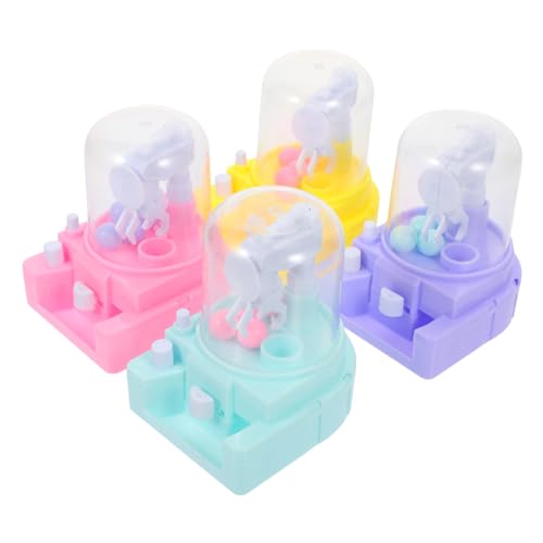 YARNOW 4 Stück Catching Candy Machine Maschine Mini-Greifmaschine Kinderspielzeug Maschinenspielzeug Kinderkrallenmaschine Krallenmaschine für lustig Abs von YARNOW